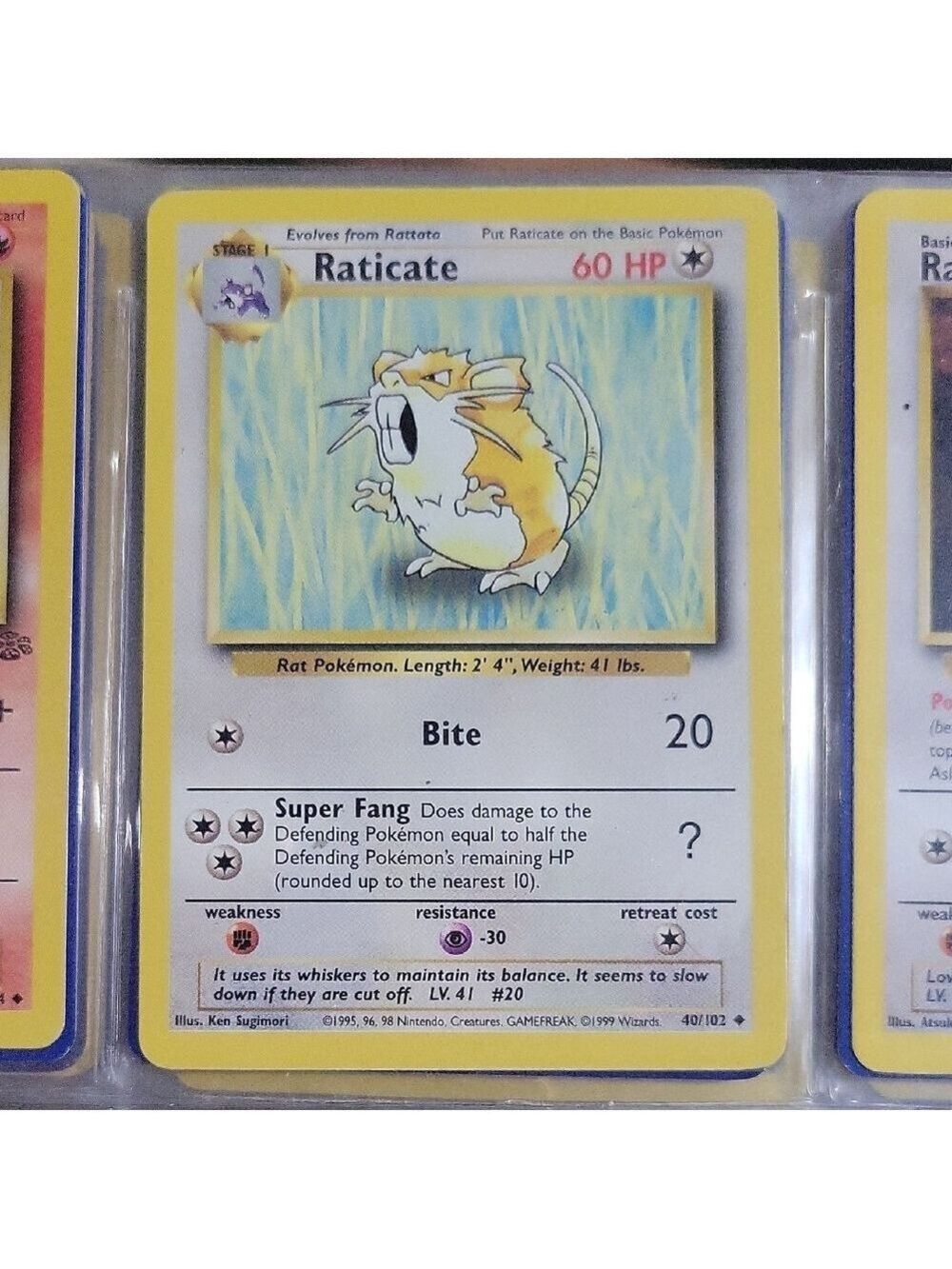 Pokemon Raticate Card